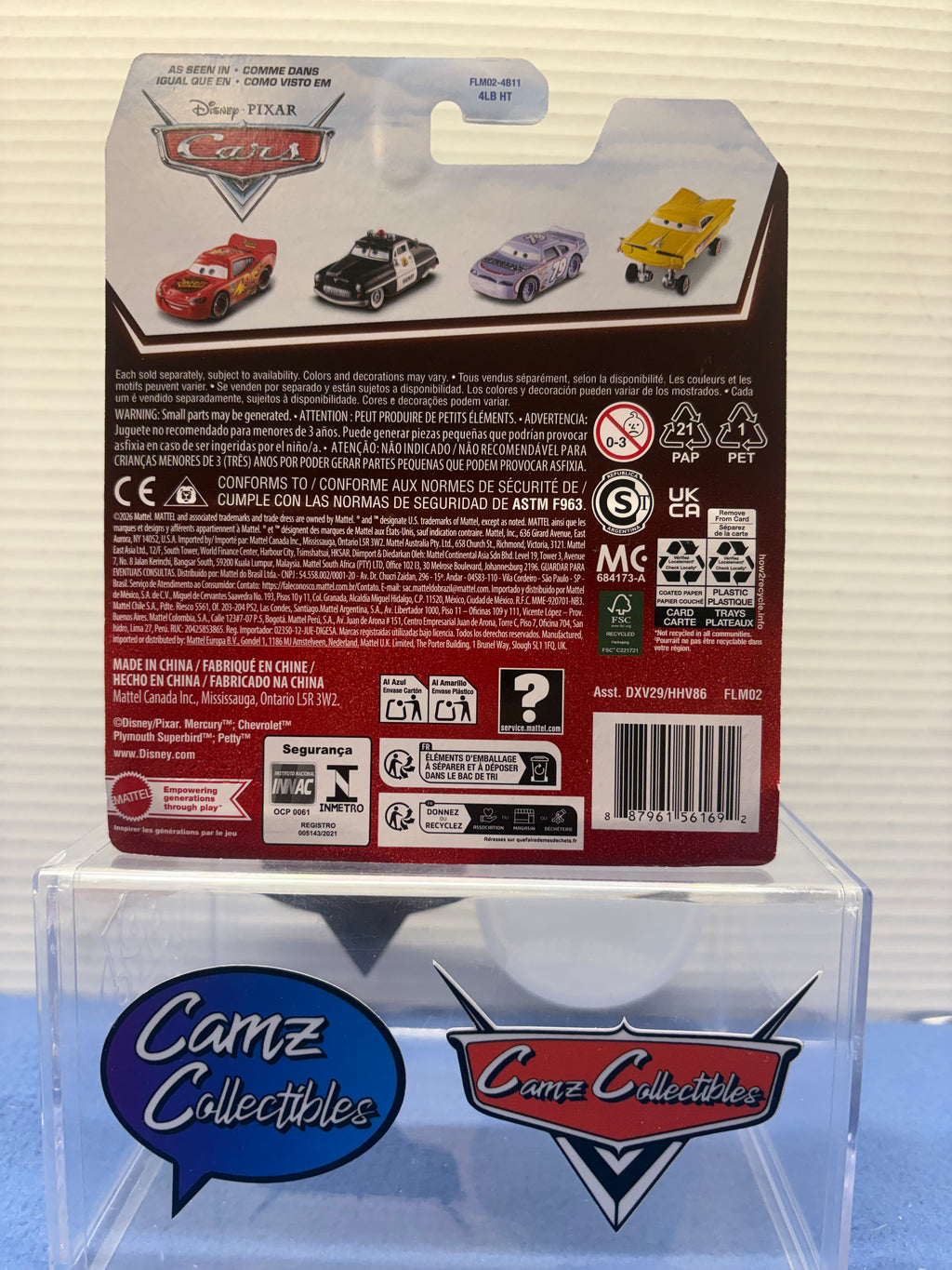Disney Pixar Cars 2026 20th Anniversary Singles Case DXV29-95H - Strip Weathers AKA "The King"