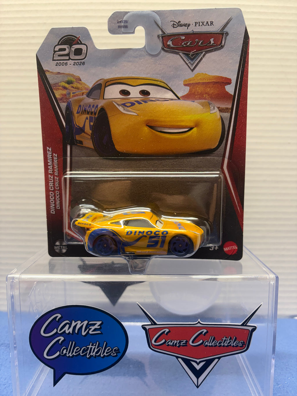 Disney Pixar Cars 2026 20th Anniversary Singles Case DXV29-95H - Dinoco Cruz Ramirez