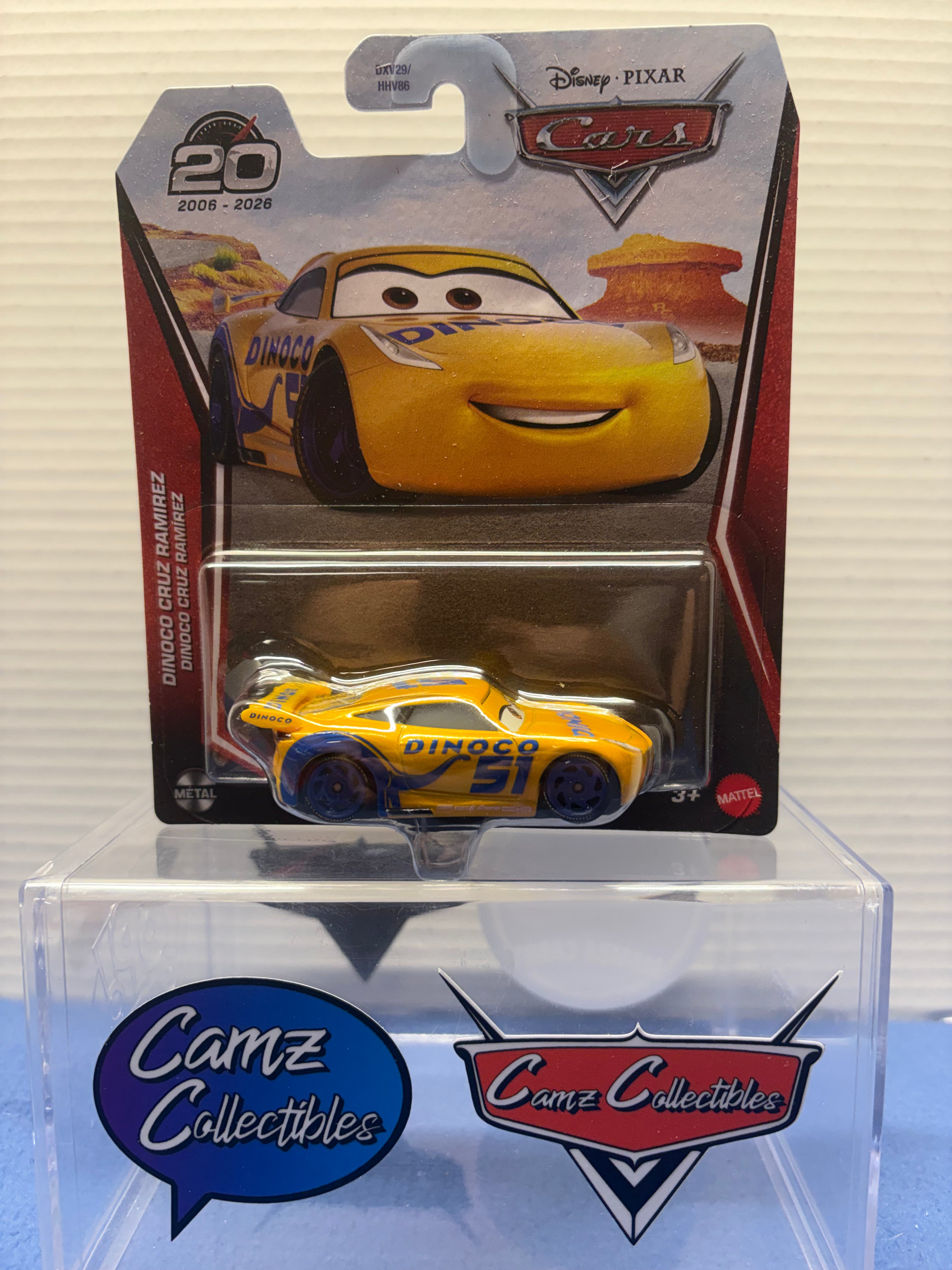 Disney Pixar Cars 2026 20th Anniversary Singles Case DXV29-95H - Dinoco Cruz Ramirez