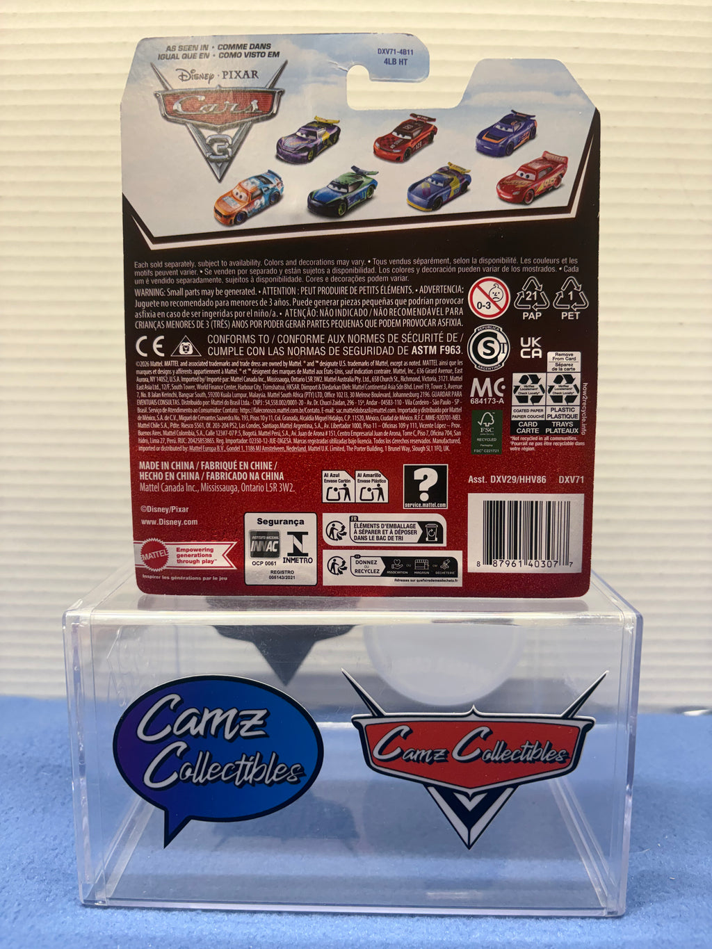 Disney Pixar Cars 2026 20th Anniversary Singles Case DXV29-95H - Dinoco Cruz Ramirez