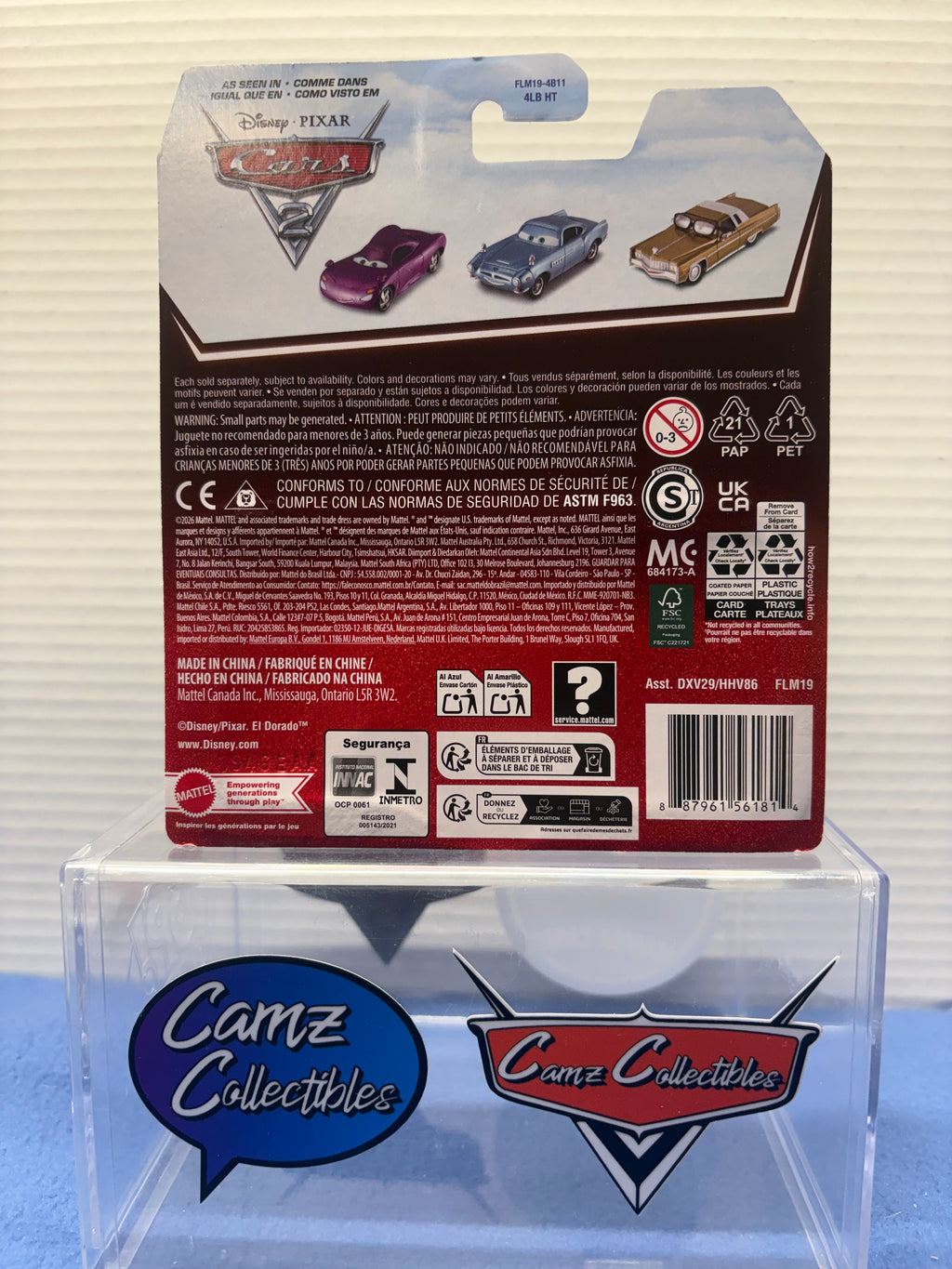 Disney Pixar Cars 2026 20th Anniversary Singles Case DXV29-95H - Carla Veloso