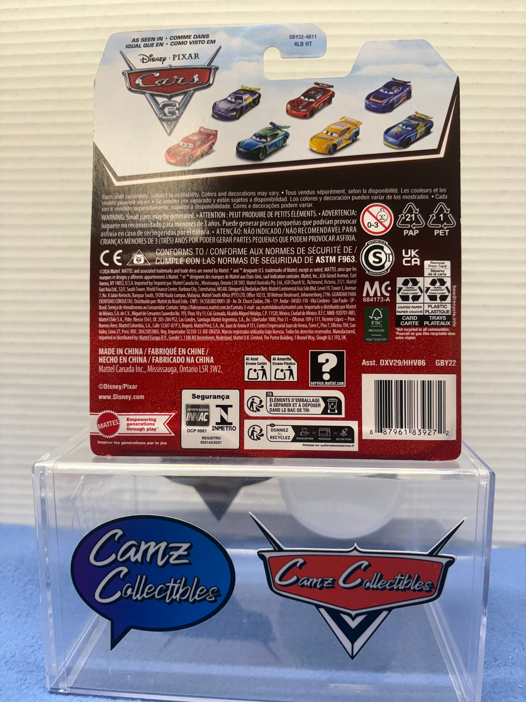 Disney Pixar Cars 2026 20th Anniversary Singles Case DXV29-95H - Speedy Comet
