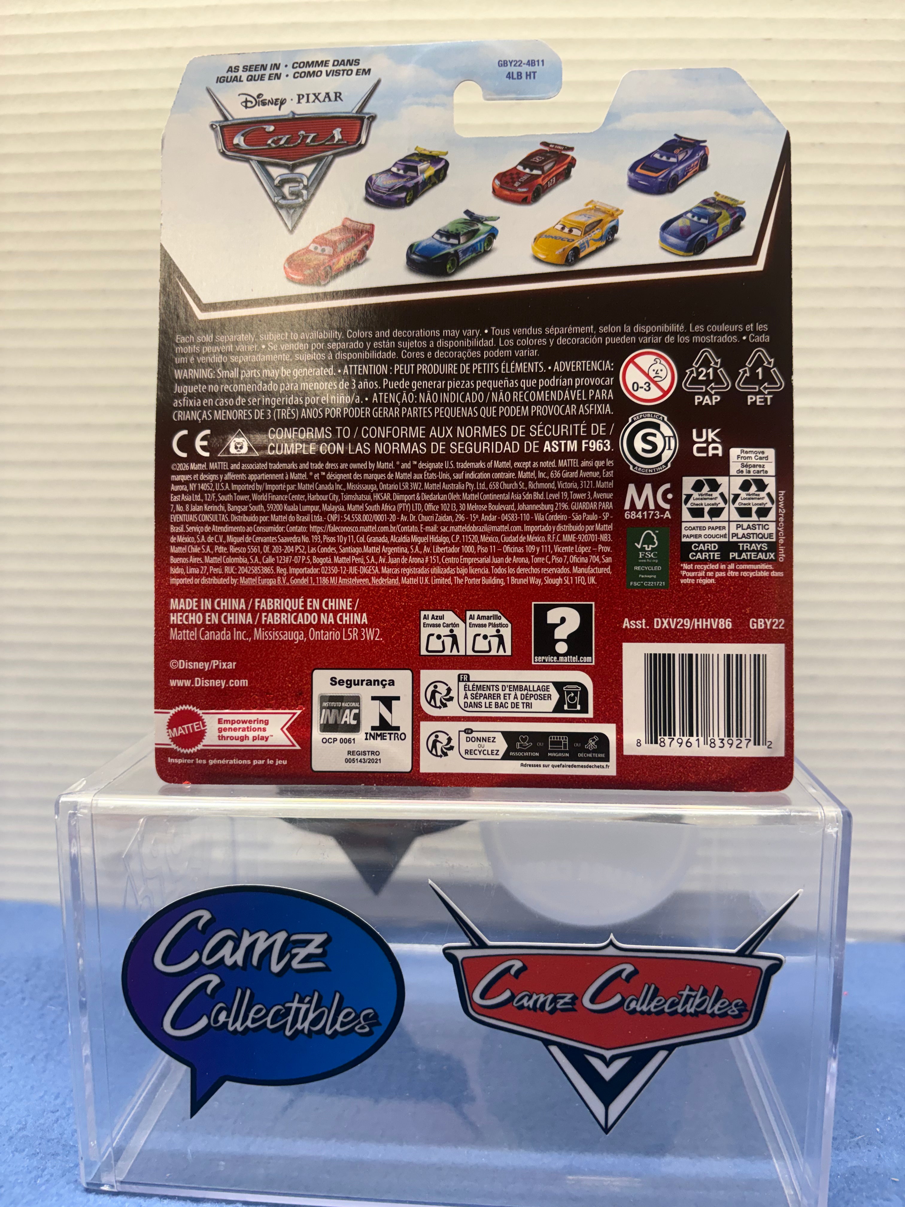 Disney Pixar Cars 2026 20th Anniversary Singles Case DXV29-95H - Speedy Comet