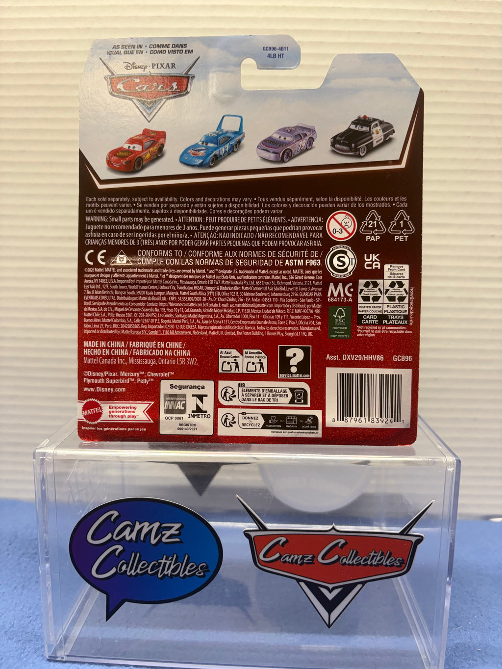 Disney Pixar Cars 2026 20th Anniversary Singles Case DXV29-95H - Yellow Hydraulic Ramone