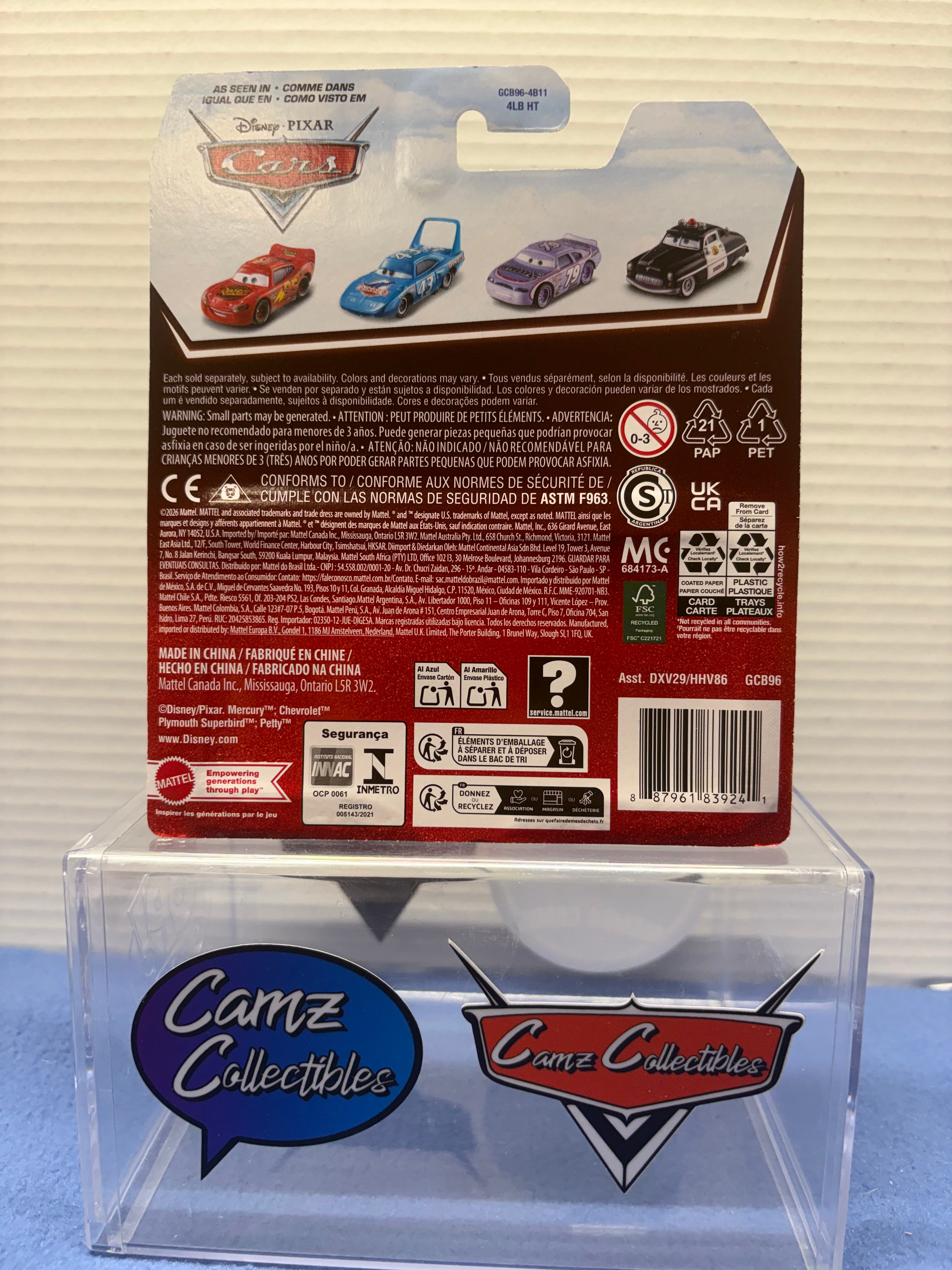 Disney Pixar Cars 2026 20th Anniversary Singles Case DXV29-95H - Yellow Hydraulic Ramone