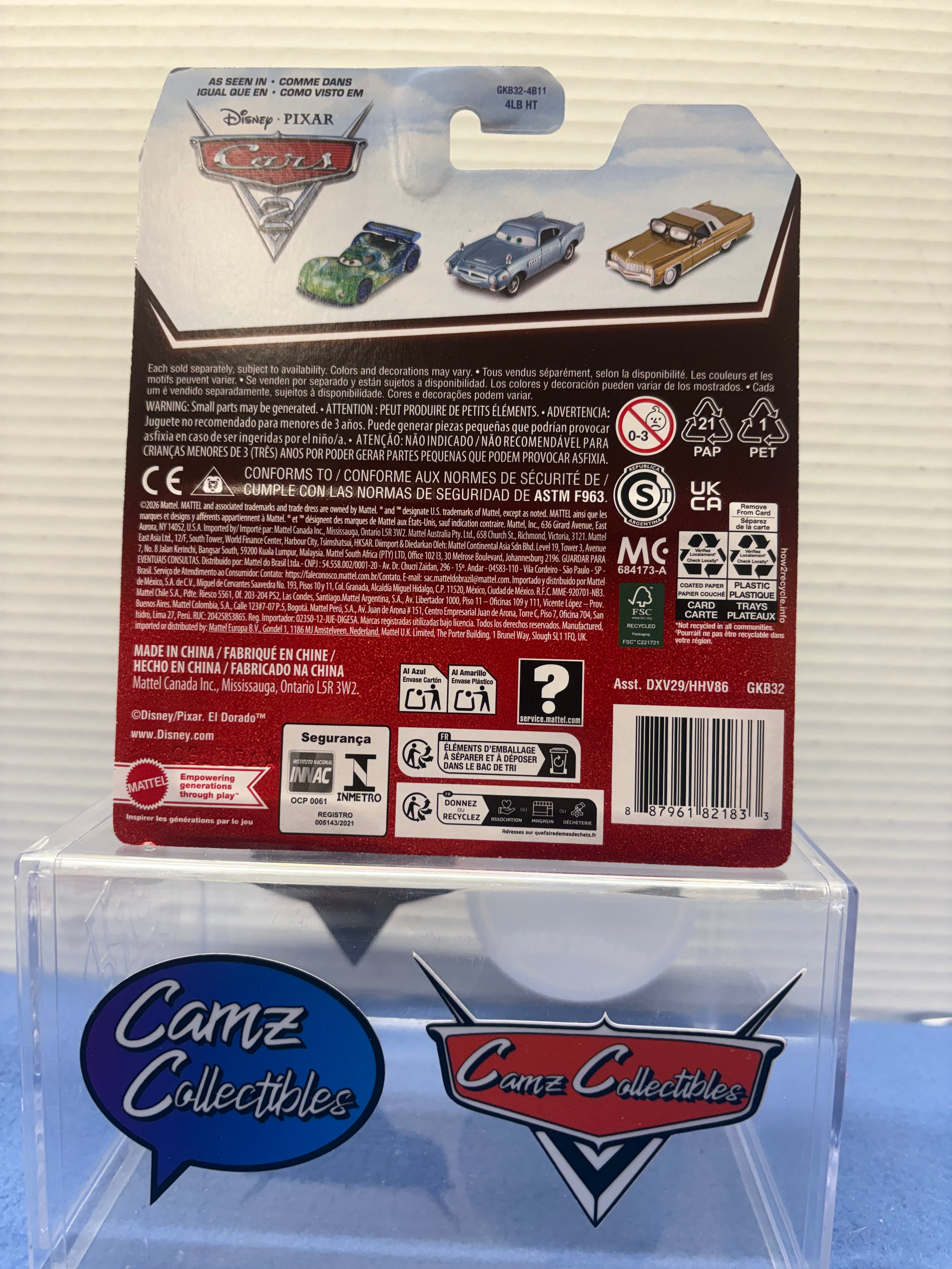 Disney Pixar Cars 2026 20th Anniversary Singles Case DXV29-95H - Holley Shiftwell