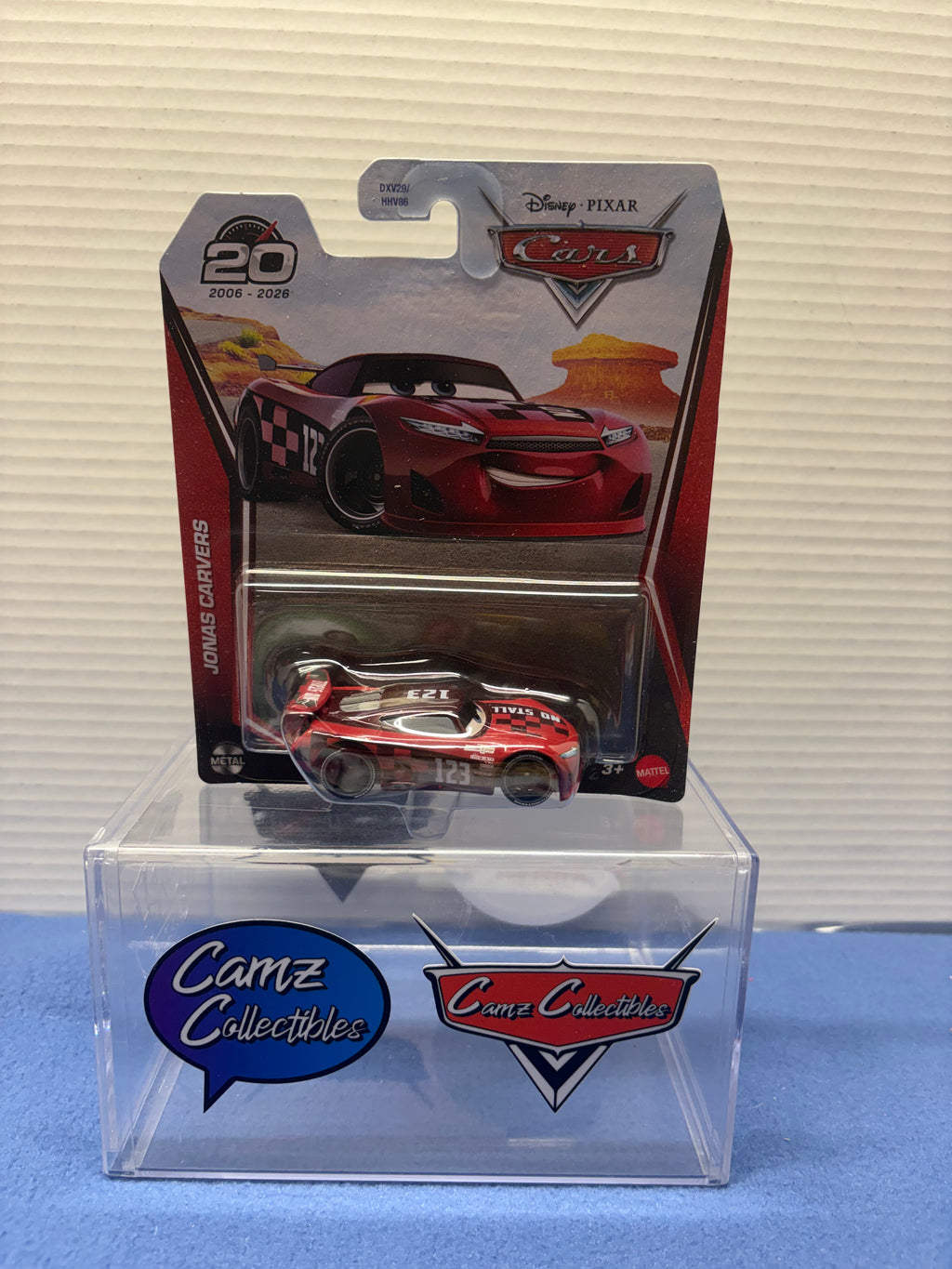 Disney Pixar Cars 2026 20th Anniversary Singles Case DXV29-95H - Jonas Carver
