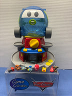Disney Pixar Cars 2 Loose Globie Dispenser with squinkie coins and 8 squinkies