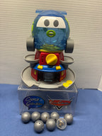 Disney Pixar Cars 2 Loose Globie Dispenser with squinkie coins and 8 squinkies
