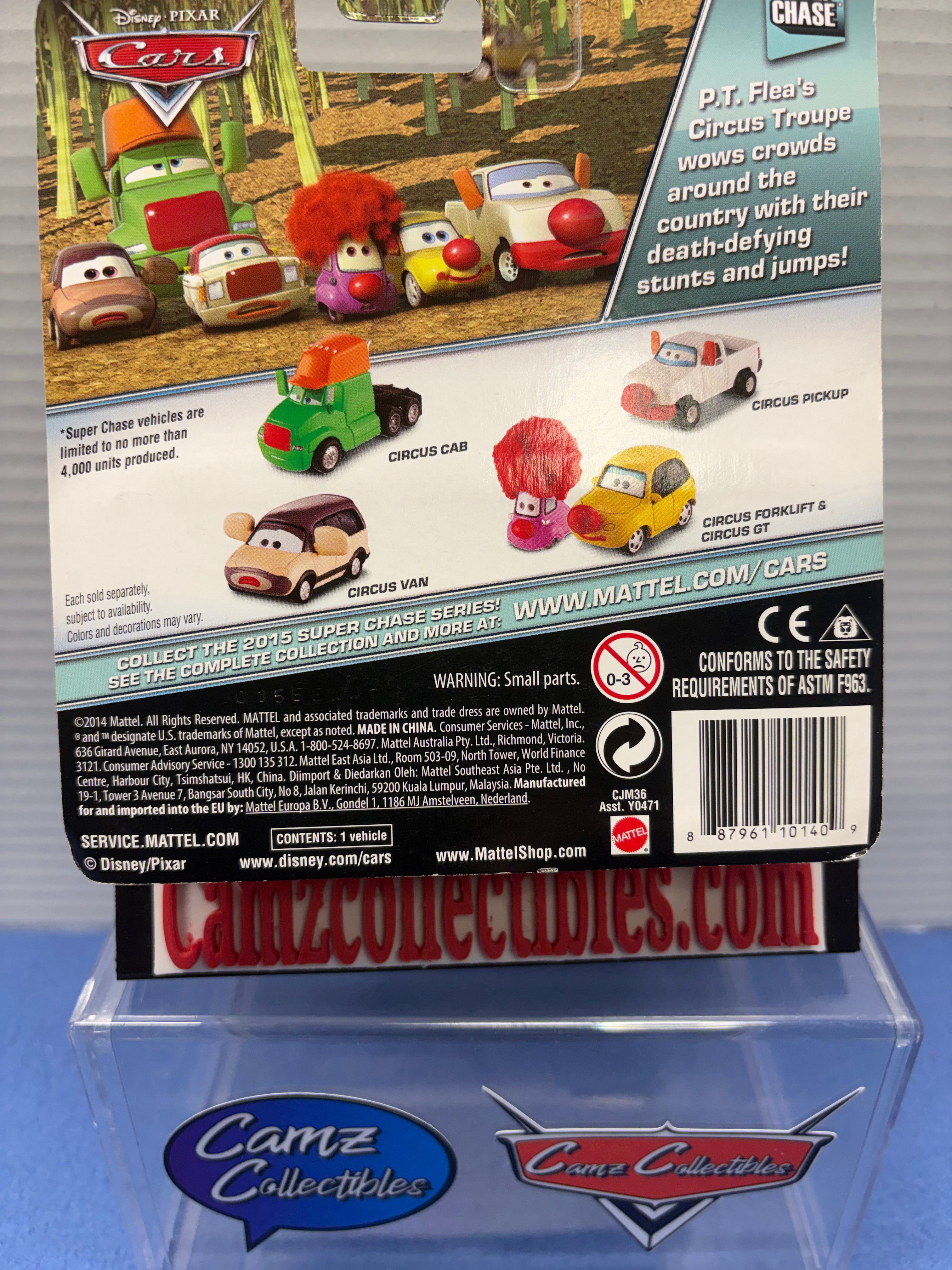 Disney Pixar Cars Circus Van Super Chase
