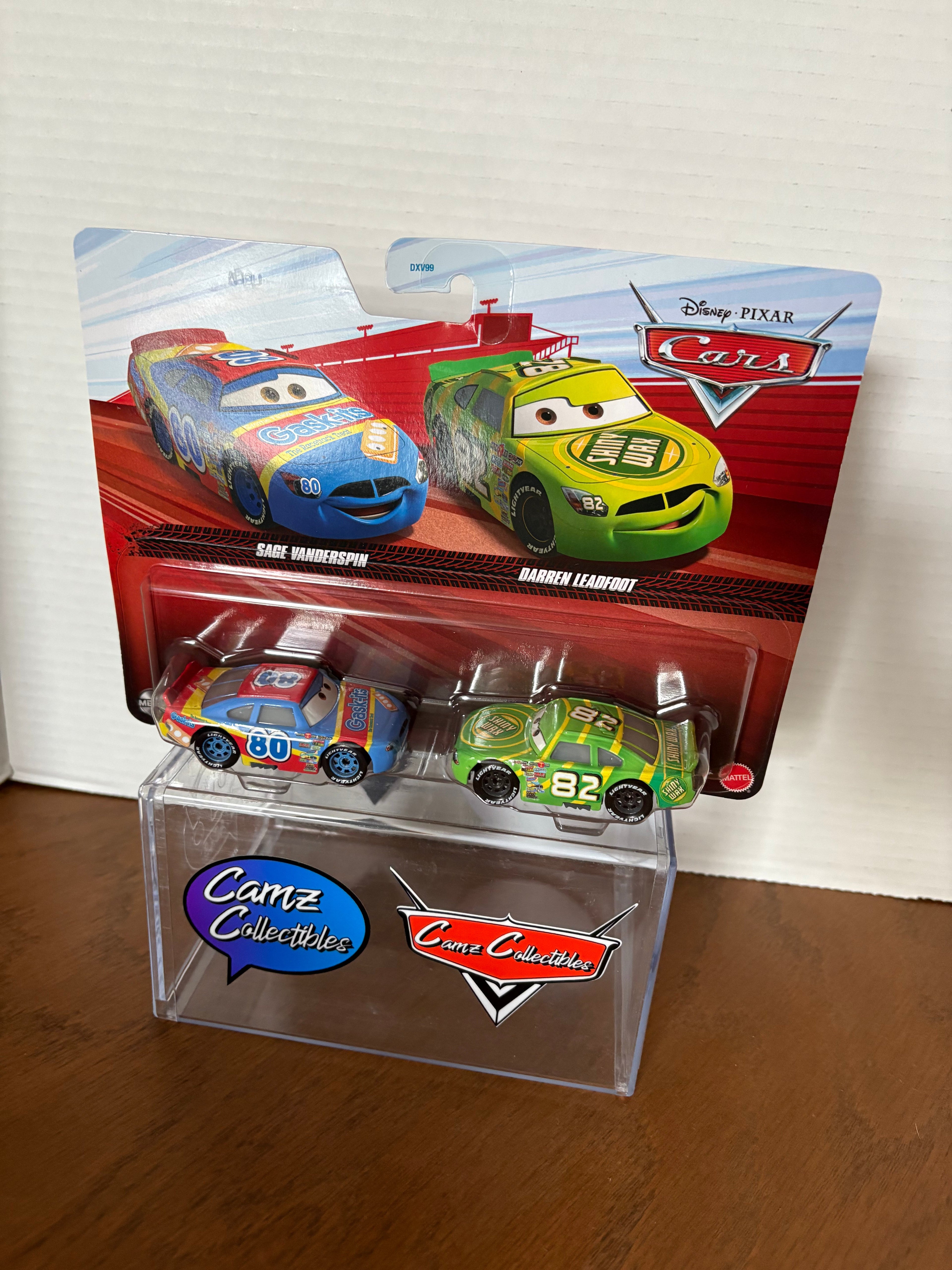 Disney Pixar Cars Sage Vanderspin & Darren Leadfoot