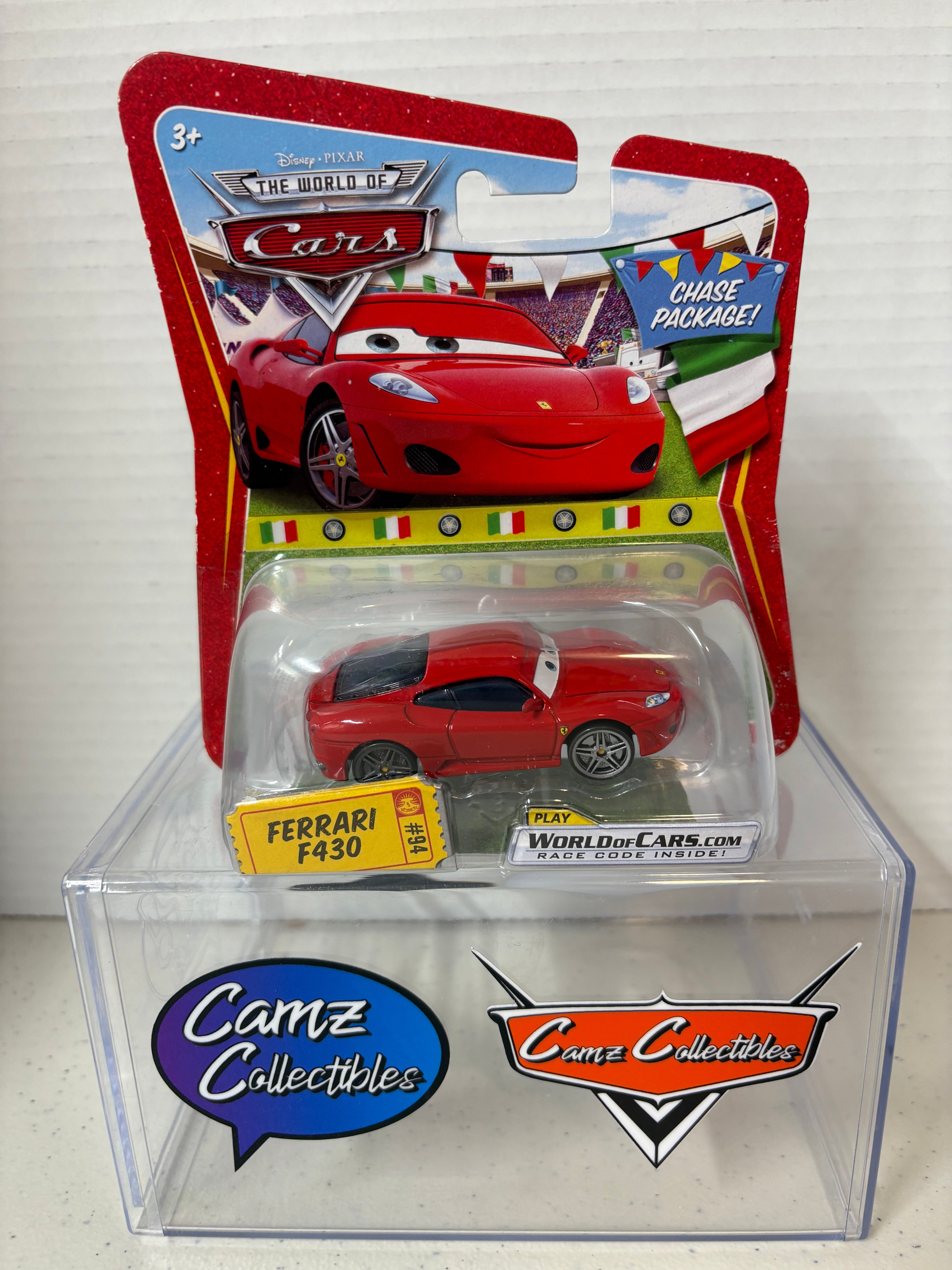 Disney Pixar Cars World of Cars Ferrari F430 (Chase)