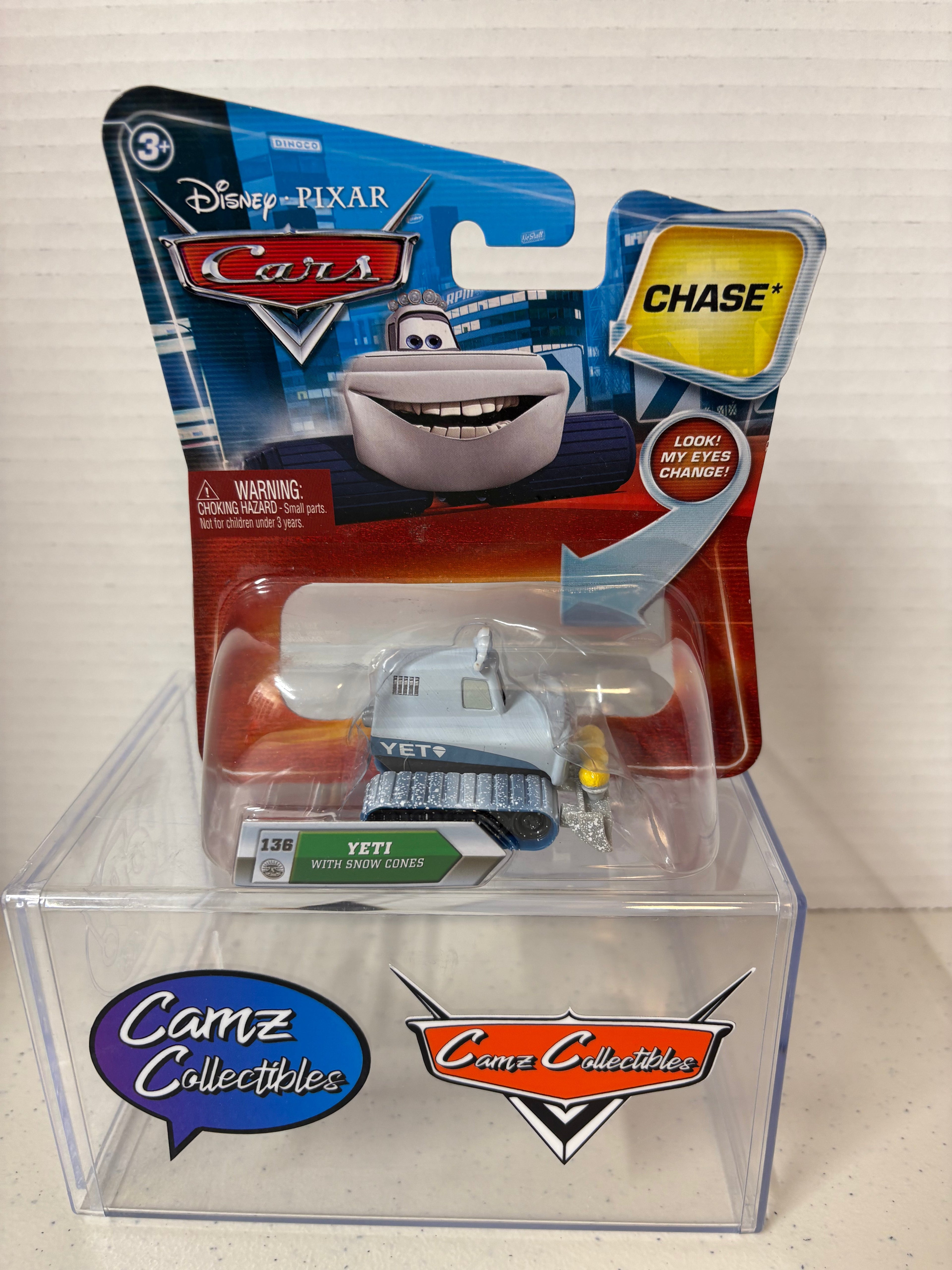 Disney Pixar Cars Yeti with snow cones (chase)