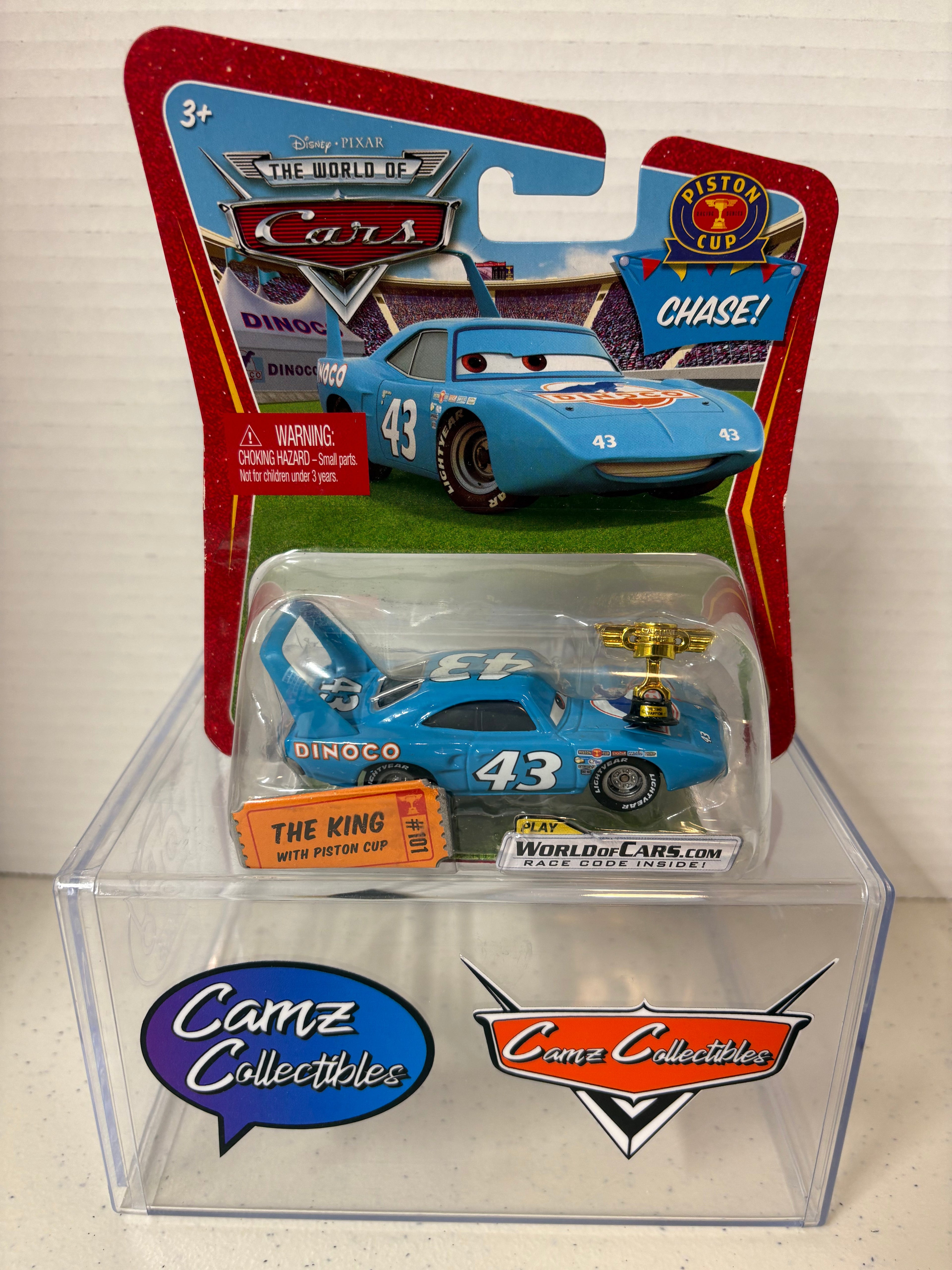 Disney Pixar Cars World of Cars The King with Piston Cup (chase)