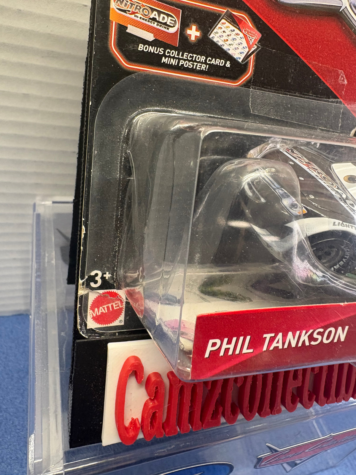 Disney Pixar Cars 3 Phil Tankson #28 — Damaged Card