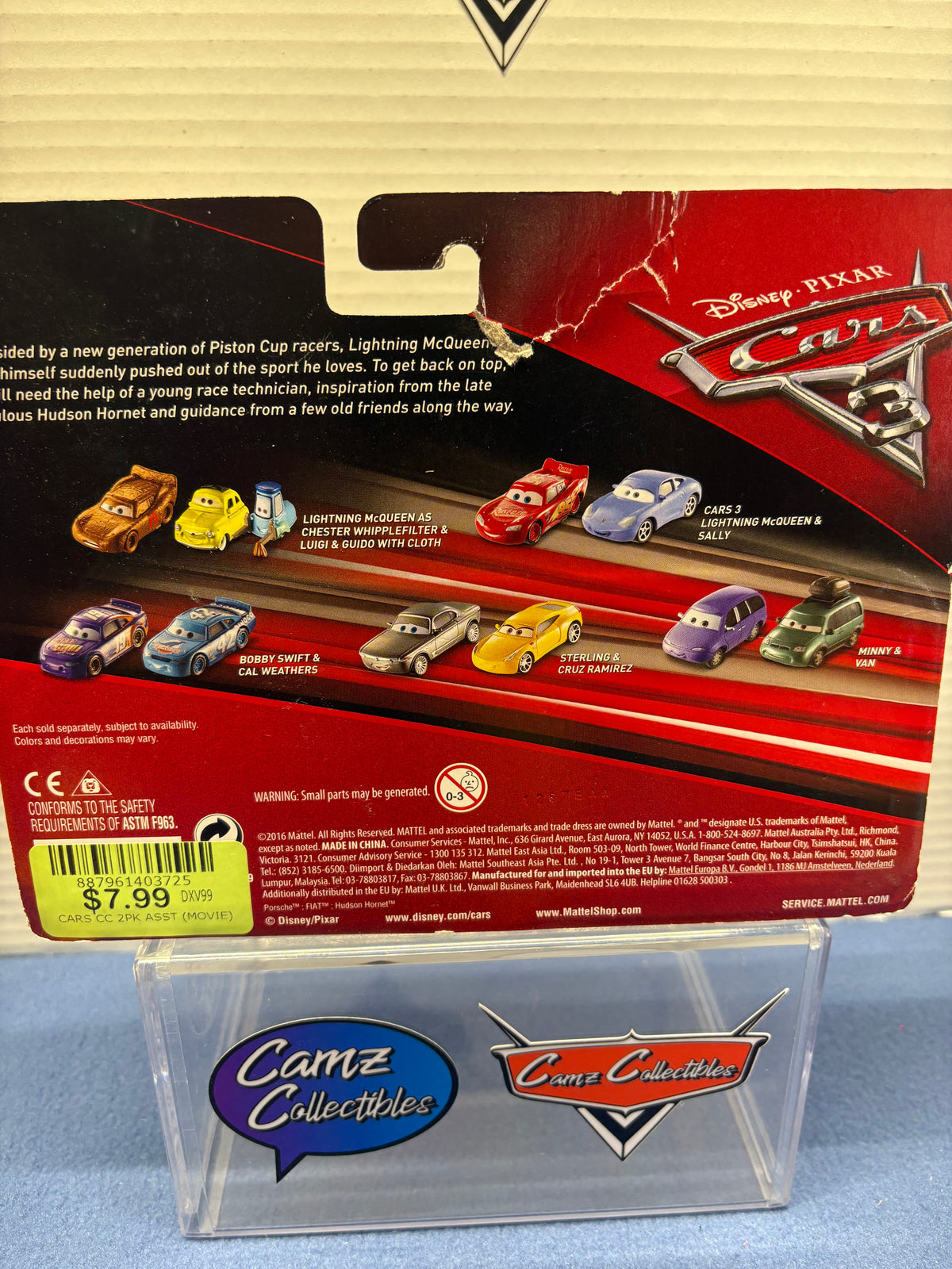 Disney Pixar Cars 3 Jackson Storm & Danny Swervez Two-Pack — Damaged Card