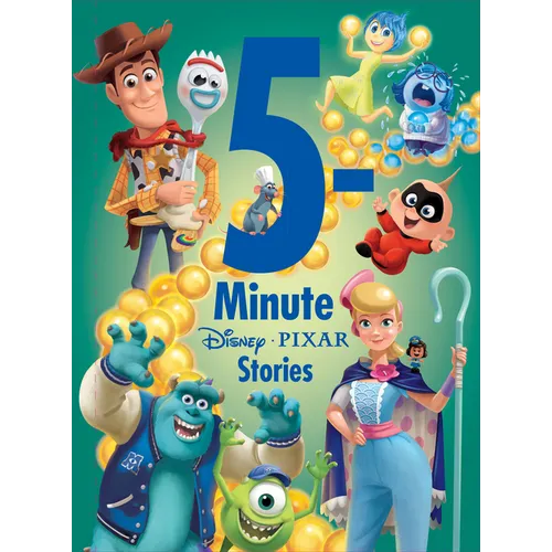 5-Minute Disney Pixar Stories Hardcover | 12 Illustrated Read-Aloud Adventures