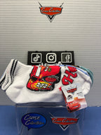 Disney Pixar Cars 20th Anniversary five-pair ankle socks set with Lightning McQueen design