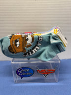 Mater design on teal Disney Pixar Cars ankle socks