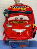 Disney Pixar Cars Lightning McQueen red light-up backpack with Rust-eze front pocket and number 95