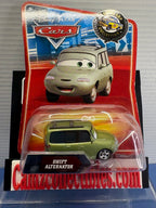 Disney Pixar Cars Final Lap Swift Alternator green diecast carded Scratch and Dent front