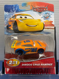 Disney Pixar Cars Color Changers 2 in 1 Dinoco Cruz Ramirez
