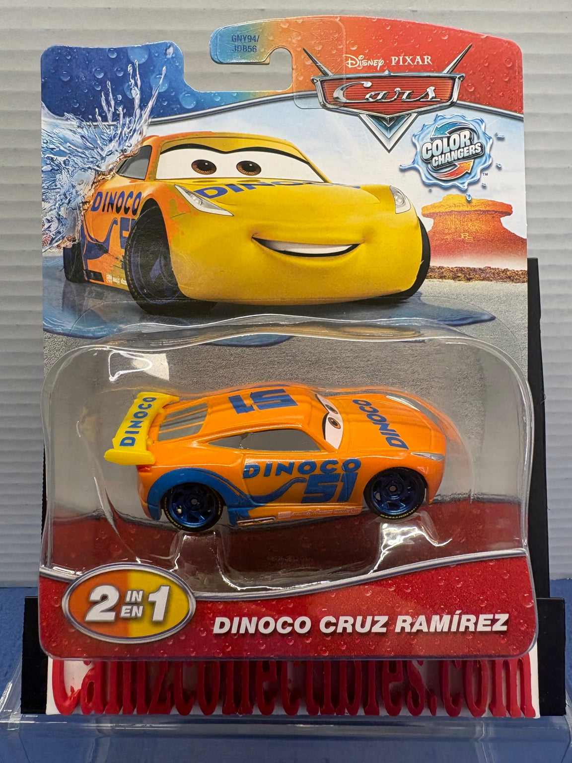 Disney Pixar Cars Color Changers 2 in 1 Dinoco Cruz Ramirez