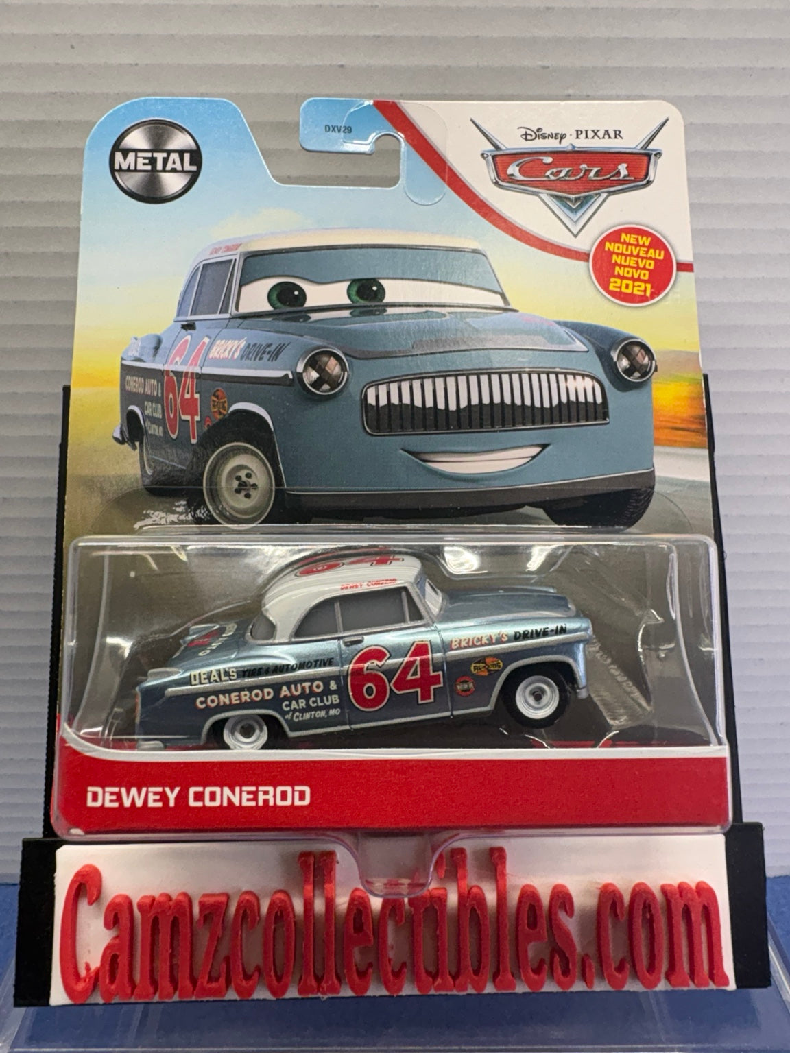 Disney Pixar Cars 3 Dewey Conerod 64 new 2021 diecast front