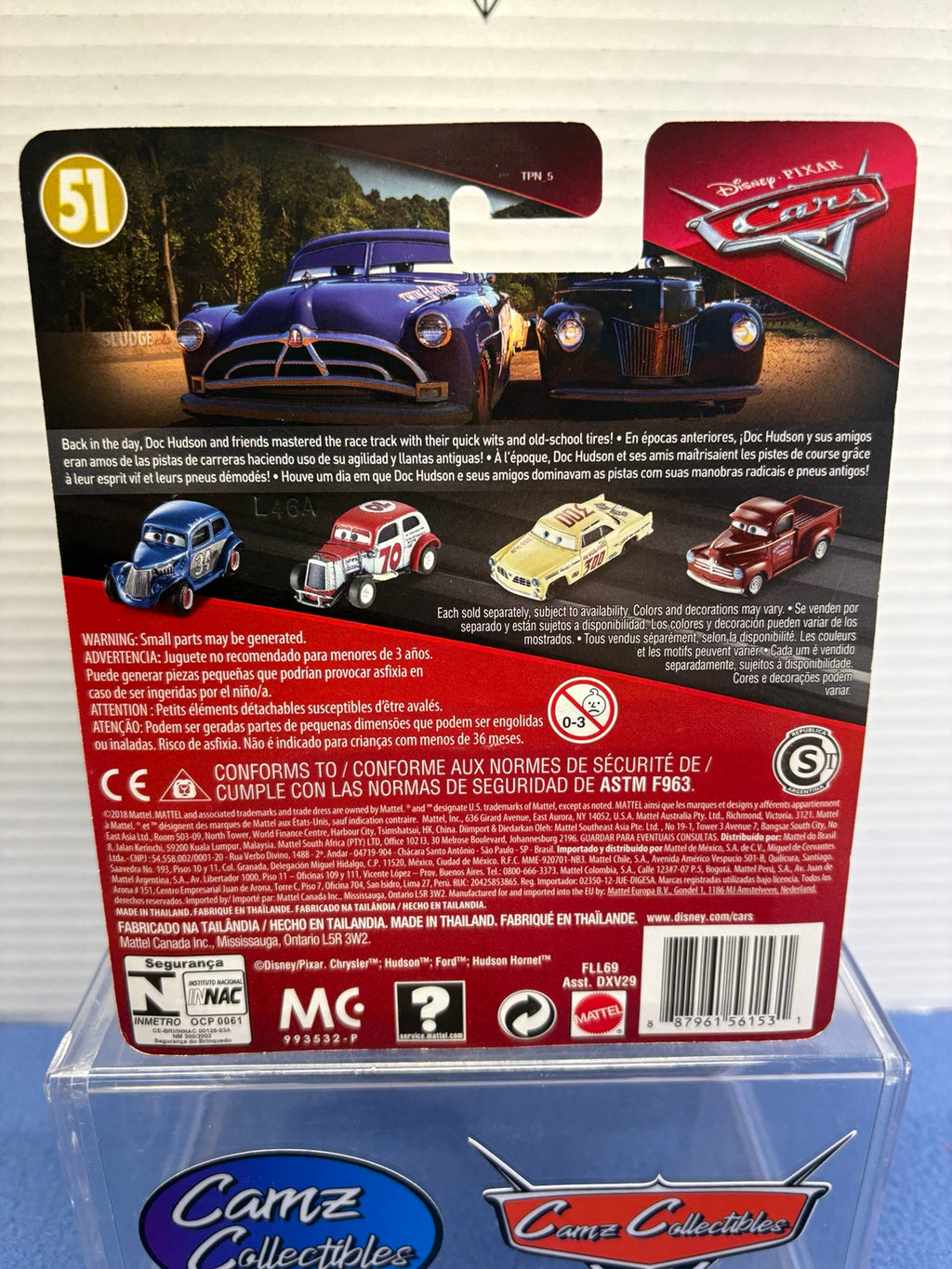 Leroy Heming Doc's Racing Days back packaging