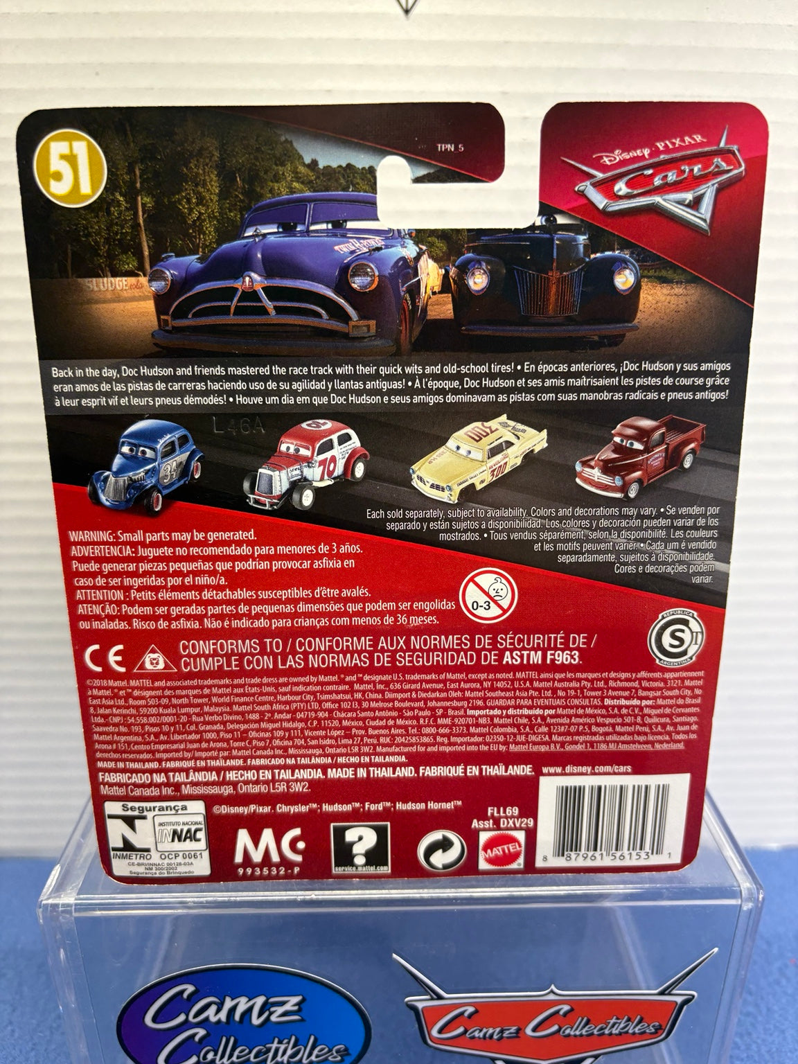 Leroy Heming Doc's Racing Days back packaging