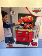 Disney Pixar Cars Service Station box back showing Lightning McQueen and play tools