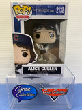 Funko Pop Movies The Twilight Saga Alice Cullen number 2132 vinyl figure wearing a baseball cap and uniform in its window box