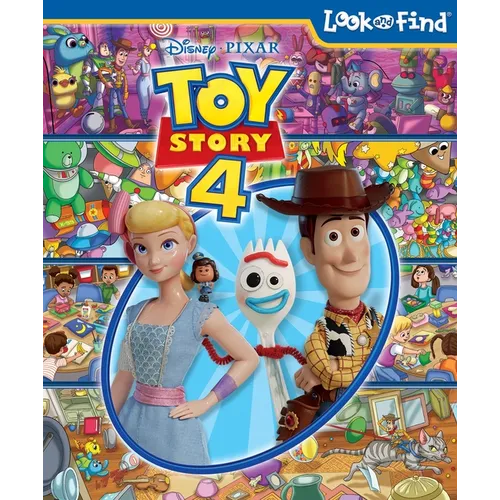 Disney Pixar Toy Story 4 Look and Find Hardcover | Woody, Buzz & 8 Search Scenes